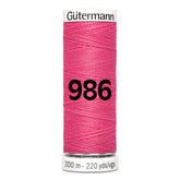 Gutermann garen | 200m | 986 hard roze naaigaren GM - 200 - 986 - HARD - ROZE 4008015035488